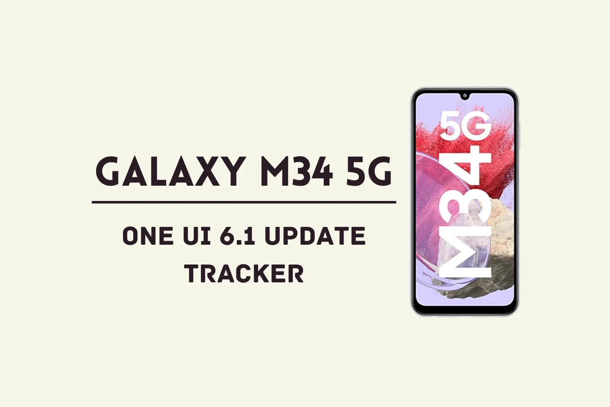 Galaxy M34 5G One UI 6.1 update